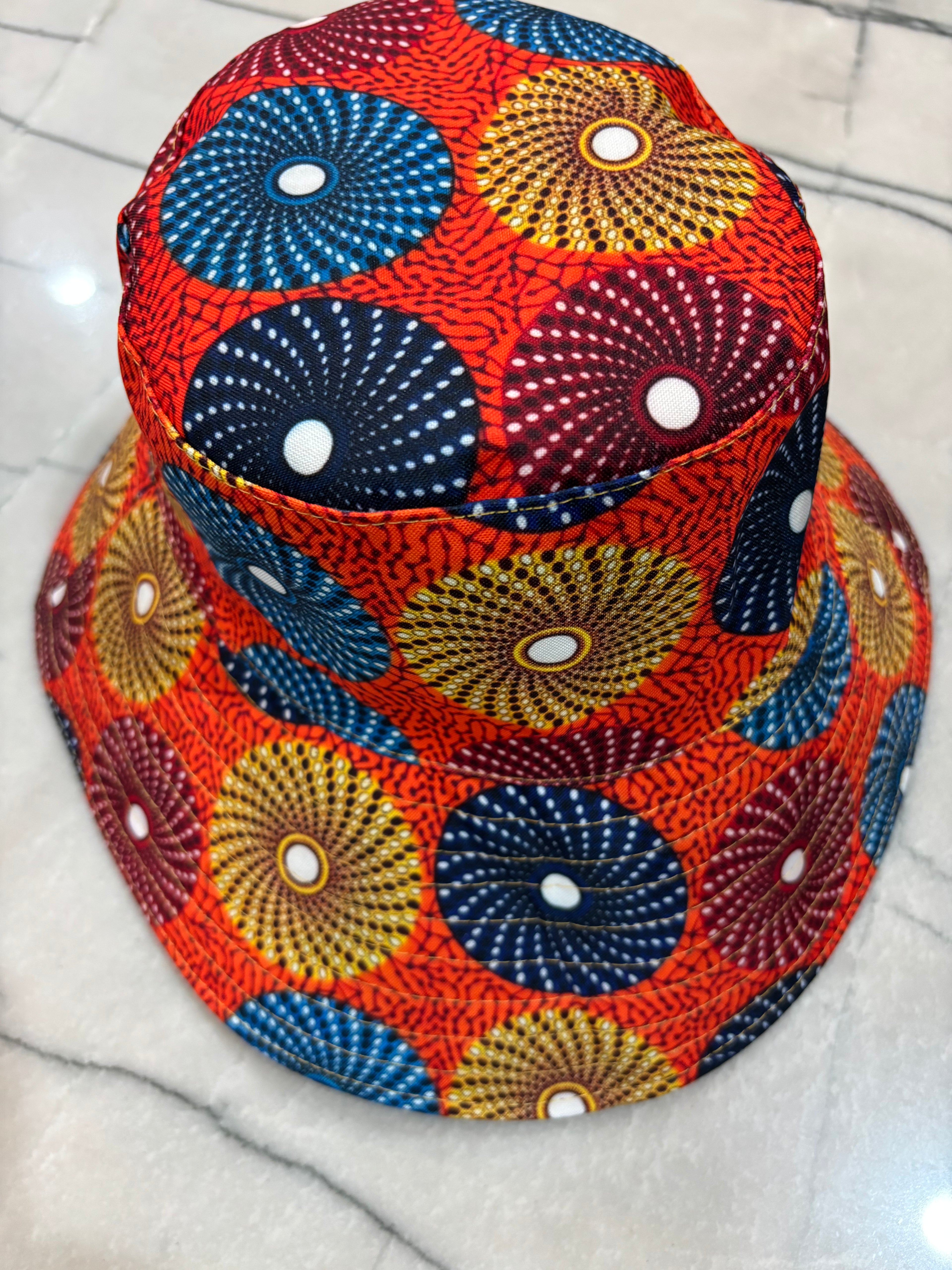 African Wide Brim Sun Hat #4