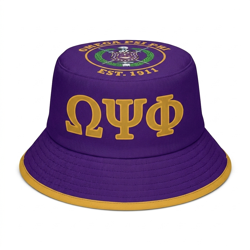 Omega Psi Phi Bucket Hat