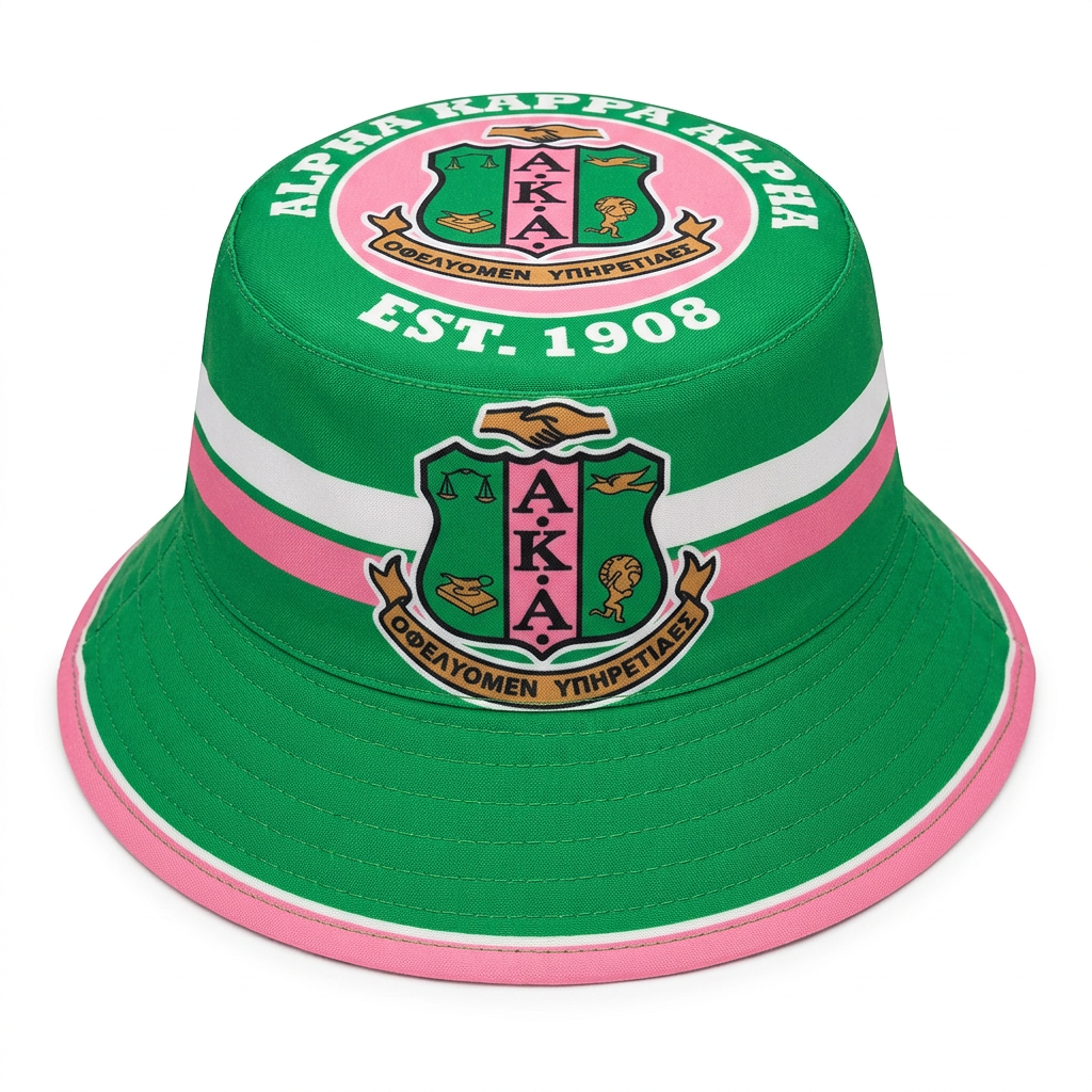 Alpha kappa Alpha Bucket Hat