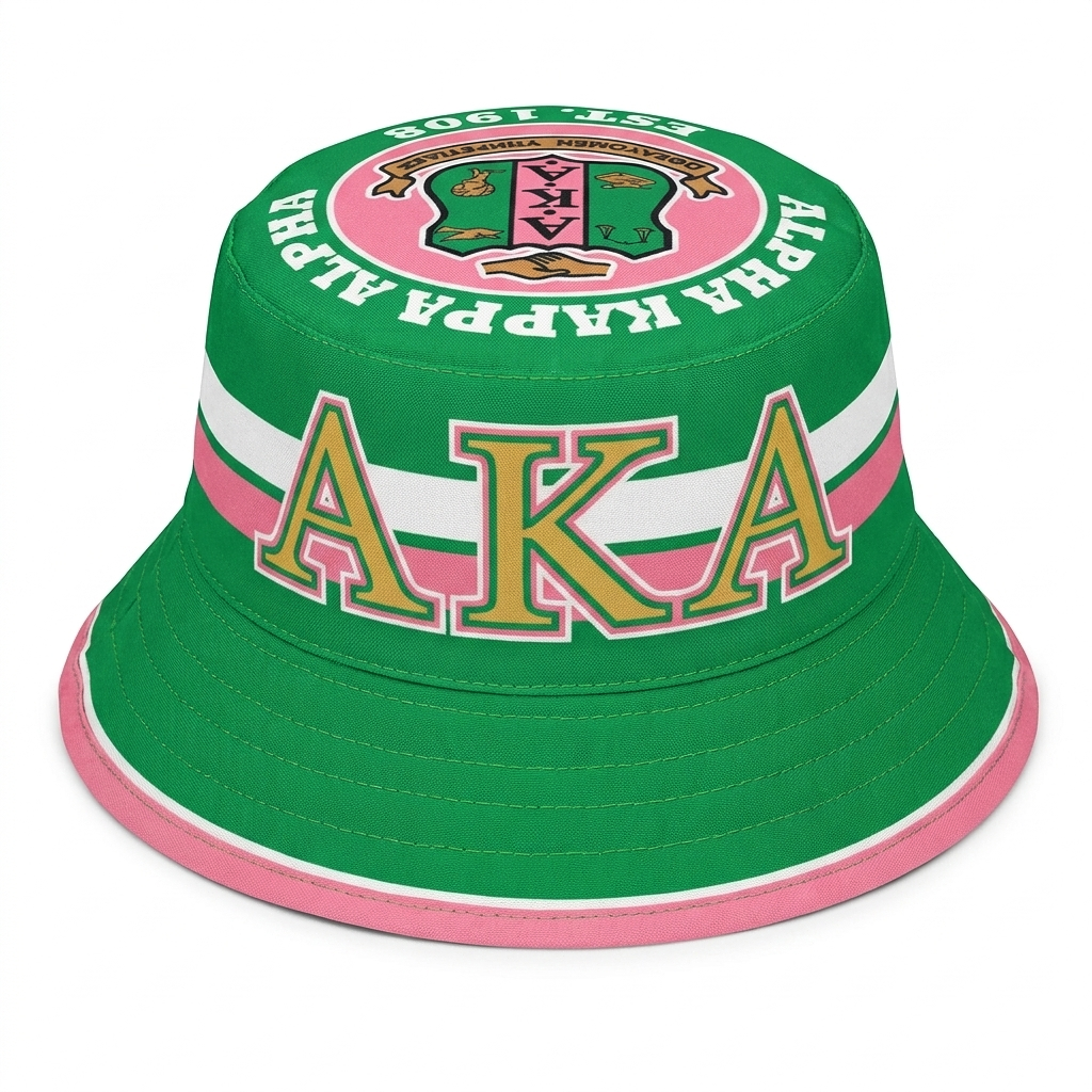 Alpha kappa Alpha Bucket Hat