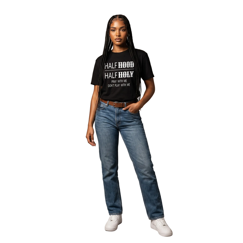 Half Hood l Half Holy T-Shirt
