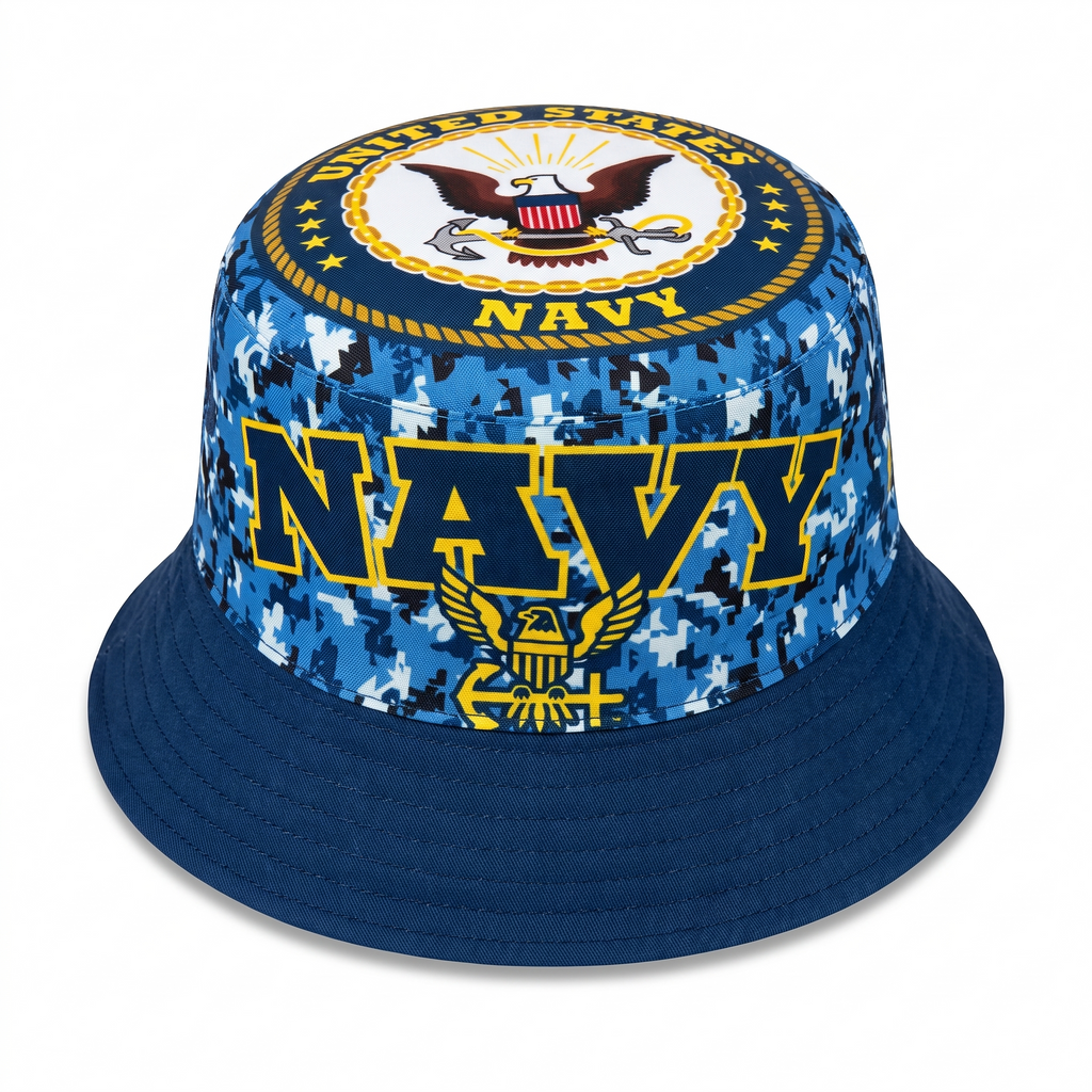 Navy Bucket Hat