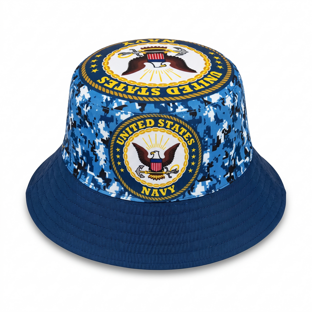 Navy Bucket Hat